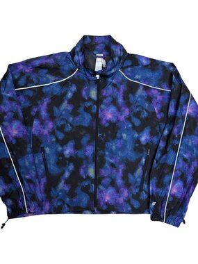 FABLETICS Waterproof Jacket Cropped Bomber Windbreaker Womens XL